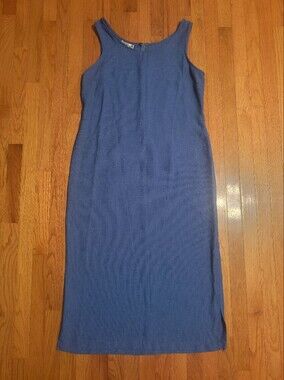 🔥BOGO Free🔥Vintage Karin Stevens 90's style maxi dress, blue, women's 16